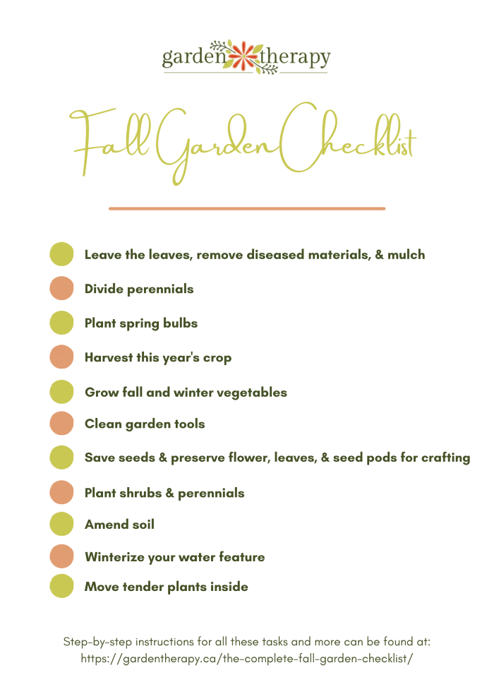 Fall Garden Cleanup Checklist