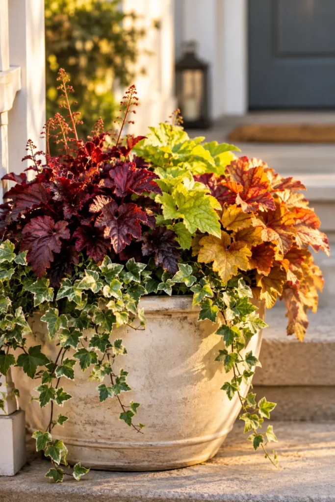 Heuchera and Ivy Mix