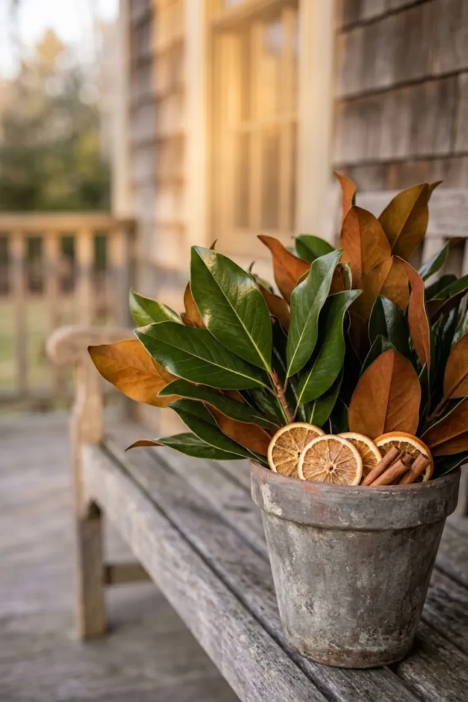 Magnolia Leaf Arrangement