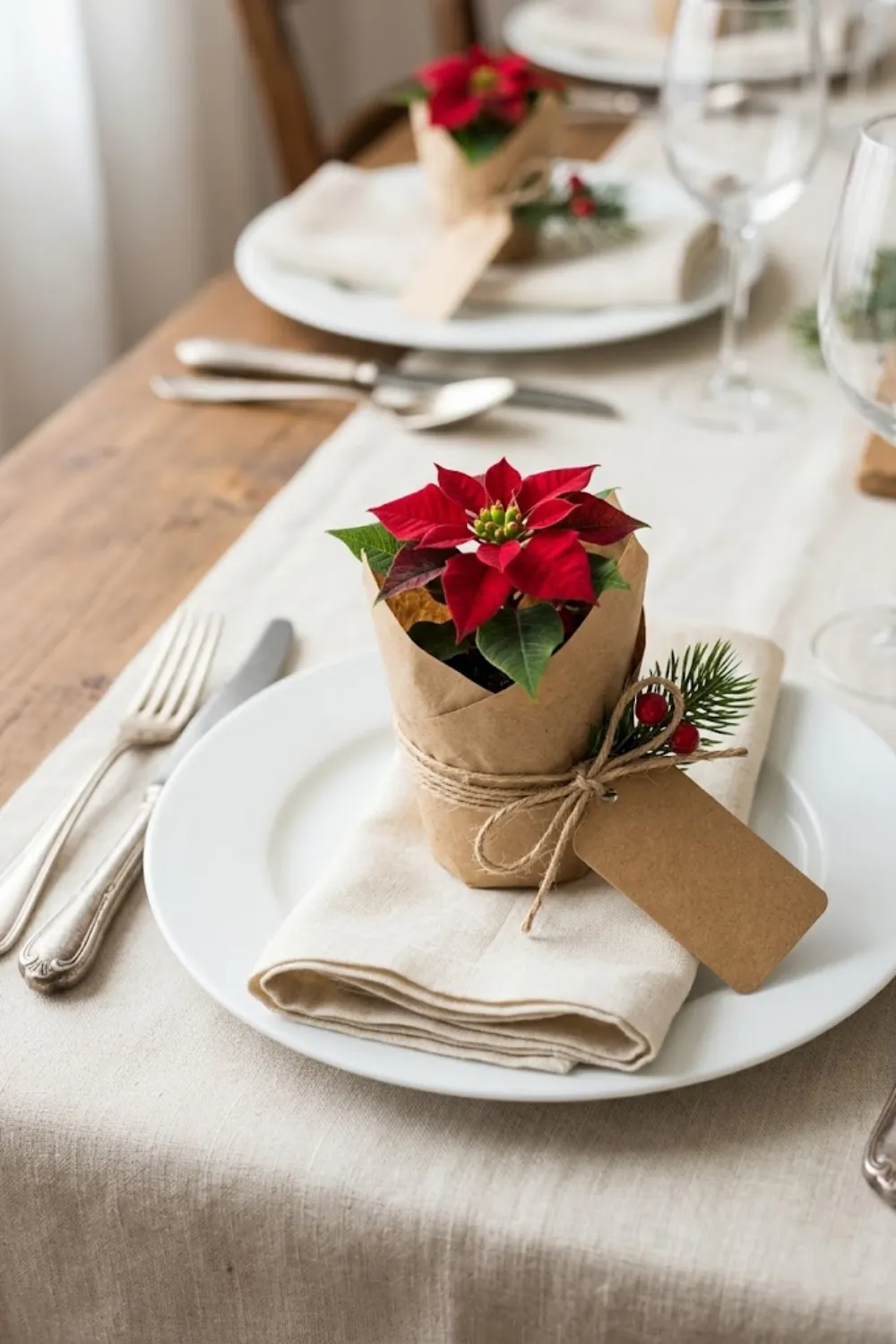 Place Setting Mini Pots