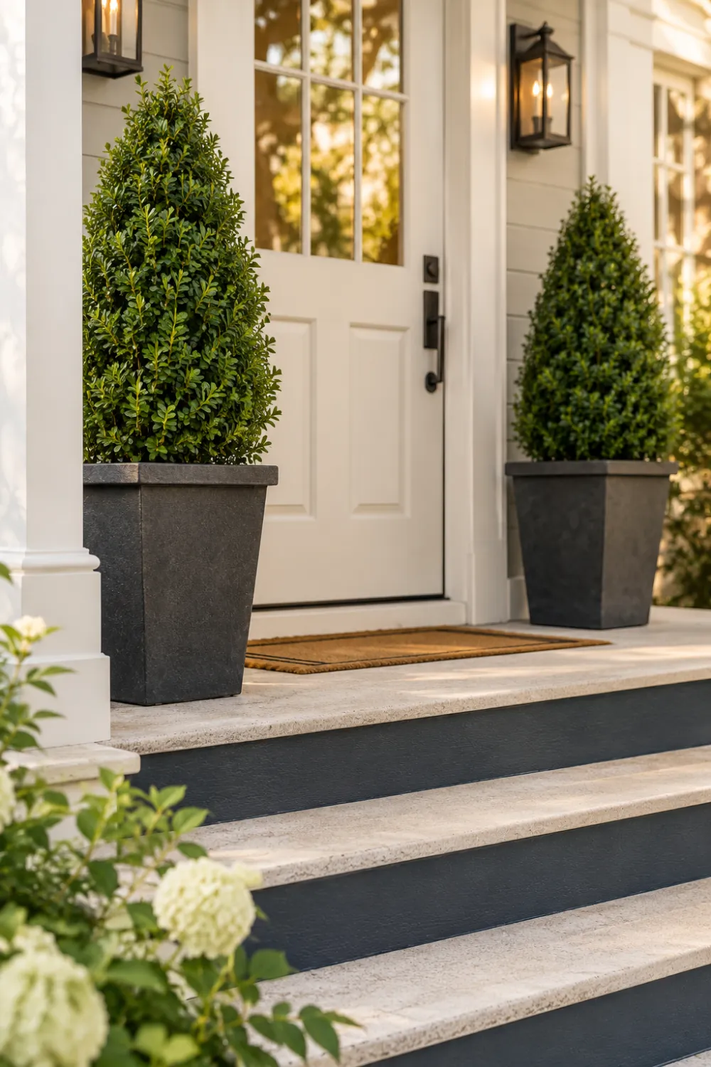 Potted Boxwood Pairs