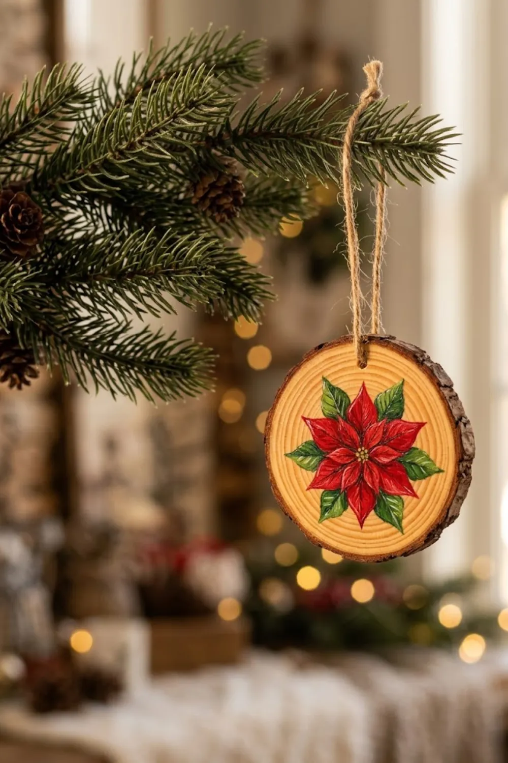 Wood Slice Ornaments