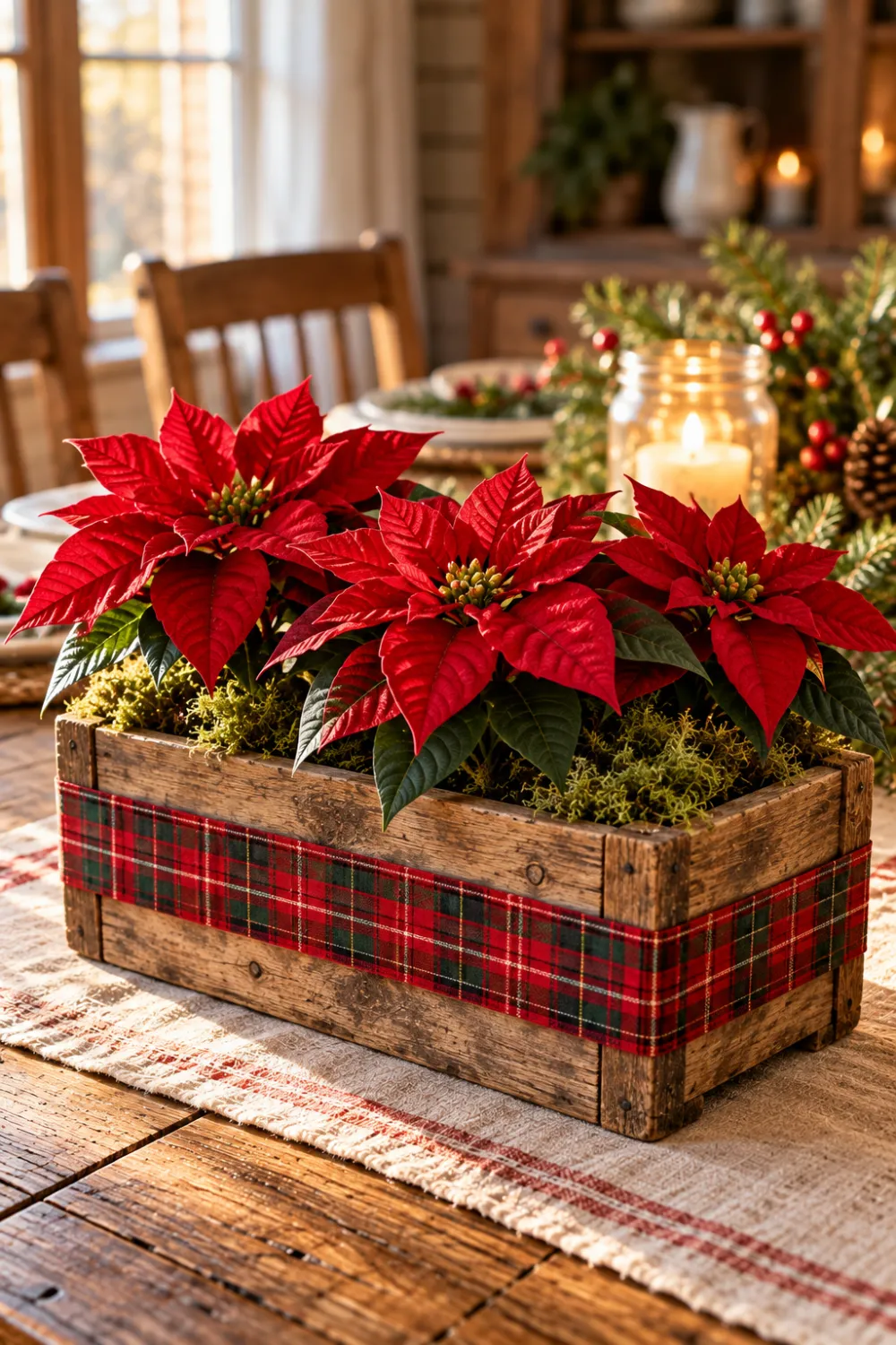 Wooden Crate Centerpiece